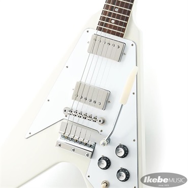 Gibson Japan Limited Run 1967 Mahogany Flying V Reissue w/ Maestro Vibrola Gloss (Polaris White) 画像3