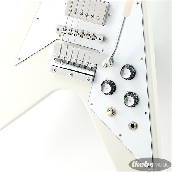 Gibson Japan Limited Run 1967 Mahogany Flying V Reissue w/ Maestro Vibrola Gloss (Polaris White) 画像4