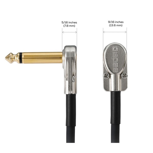 BOSS Patch Cable 10cm BPC-4-3 (3本パック)[L型-L型/パッチケーブル] 画像1
