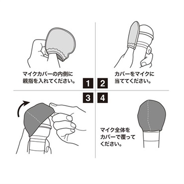 SANWA SUPPLY MM-SPHMC1BK (不織布マイクカバー) 画像6