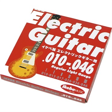 Ikebe Original Electric Guitar Strings イケベ弦 エレキギター用 010-046 [Regular Light Gauge/IKB-EGS-1046] ×3セット 画像1