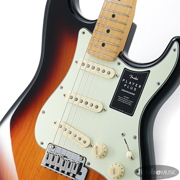 Fender MEX Player Plus Stratocaster (3-Color Sunburst/Maple) 画像3