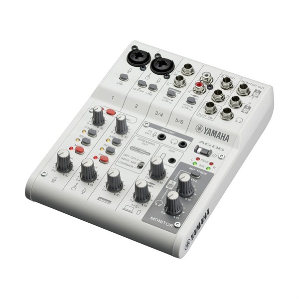 YAMAHA AG06MK2 W(ヤマハ)(USBミキサー)(配信用インターフェース) 画像1