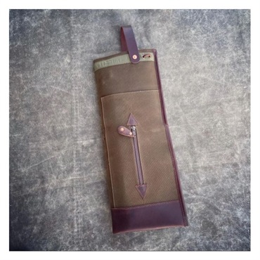 TACKLE INSTRUMENT Waxed Canvas Bi-Fold Stick Bag / FOREST GREEN [BFSB-FG] 画像1