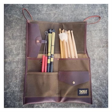 TACKLE INSTRUMENT Waxed Canvas Bi-Fold Stick Bag / FOREST GREEN [BFSB-FG] 画像2