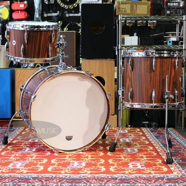 SONOR Vintage Series 3pc Drum Kit - Rosewood Semi Gloss [BD20，TT12，FT14 / VT-THREE20WM RSG]【お取り寄せ品】 画像3