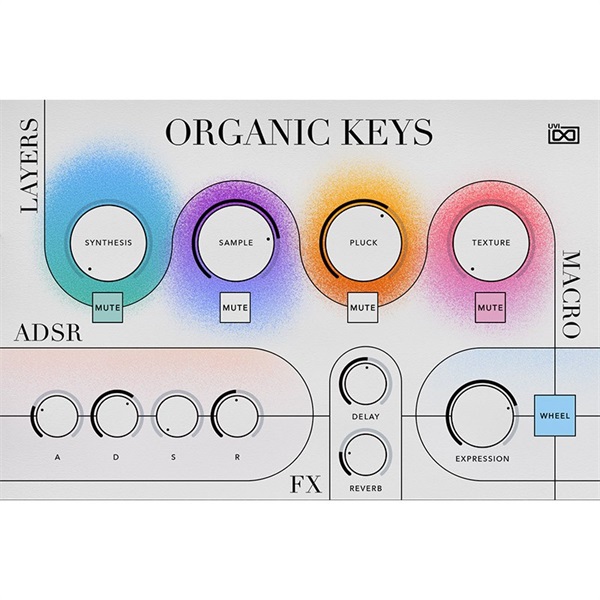 UVI Organic Keys for Falcon(代引不可)(オンライン納品) 画像1