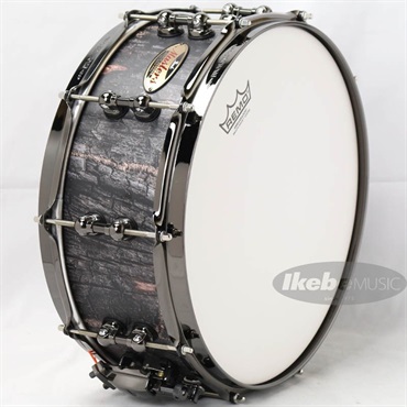 Pearl Masters Maple Reserve -MRV- Snare Drum 14×5.5 - Satin Charred Oak [MRV1455S/BN #824] 画像4