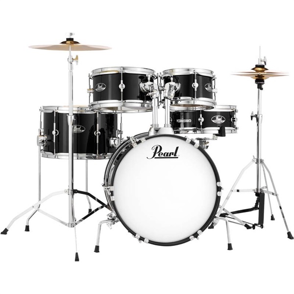 Pearl ROADSHOW Jr. Drum Set - Jet Black [RSJ465/C #31] 【キッズにもおすすめ！】 画像1