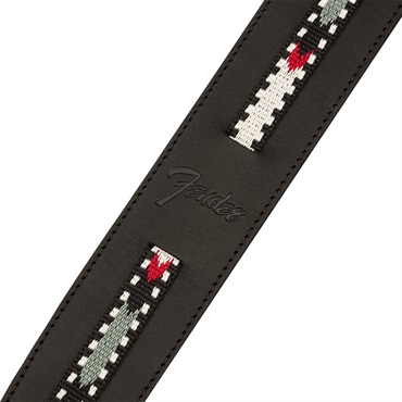Fender USA Paramount Acoustic Leather Strap (Black) (#0990612002) 画像1