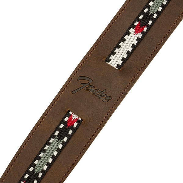 Fender USA Paramount Acoustic Leather Strap (Brown) (#09906120221) 画像1