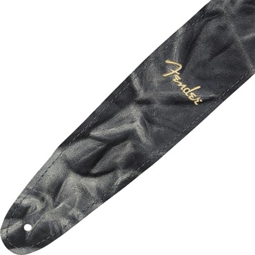 Fender USA Tie Dye Leather Strap (Black) (#0990650106) 画像1