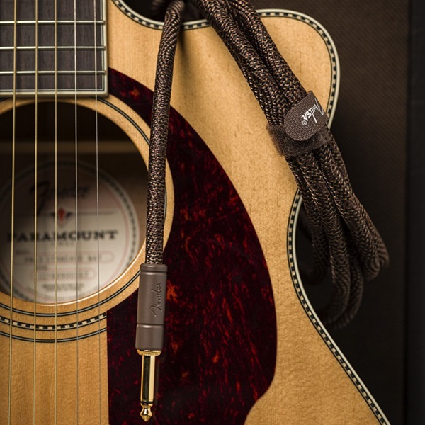 Fender USA Paramount 10’ Acoustic Instrument Cable (Brown) (#0990910007) 画像3