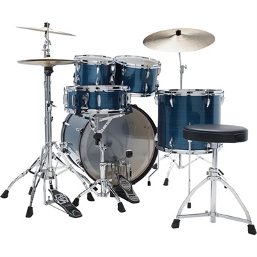 TAMA IP52H6-HLB [Imperialstar 22 バスドラムキット / シンバル無し / ヘアライン・ブルー] 画像1