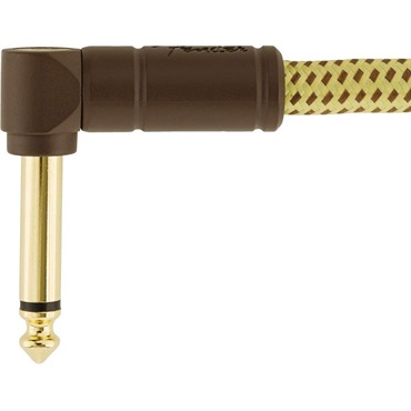 Fender USA Deluxe Series Instrument Cable， Straight/Angle， 15'， Tweed(#0990820086) 画像2
