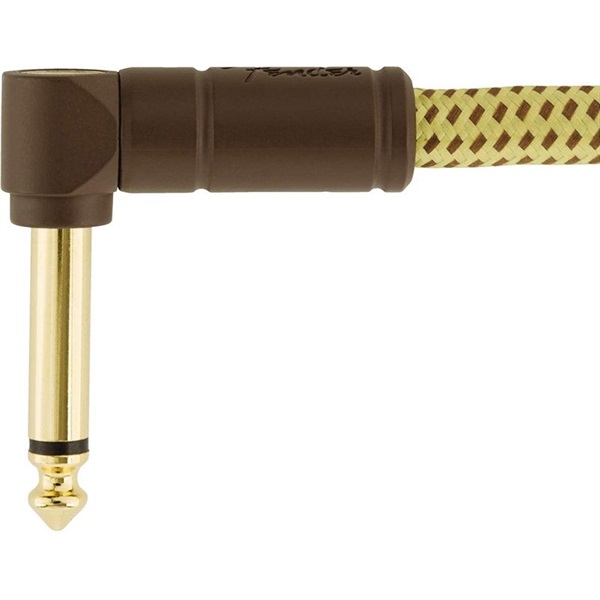 Fender USA Deluxe Series Instrument Cable， Straight/Angle， 15'， Tweed(#0990820086) 画像2