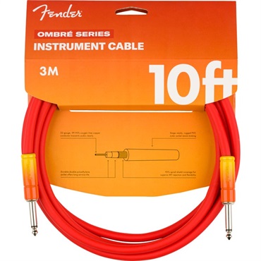 Fender USA Ombre Series Instrument Cable 10feet (Tequila Sunrise)(#0990810200) 画像1