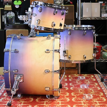 TAMA Starclassic Walnut/Birch 4pc Drum Kit - Satin Purple Atmosphere Fade [WBS42S-SAF] 画像3
