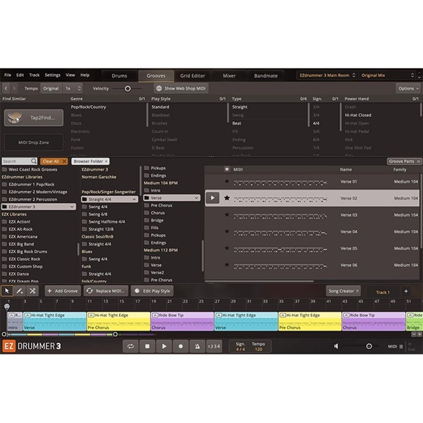 TOONTRACK EZ DRUMMER 3(オンライン納品)(2時間以内に納品) 画像1