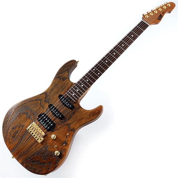 ESP エレキギター ナチュラルウッド ESP Experimental Series SNAPPER-AS Driftwood Natural w/Black