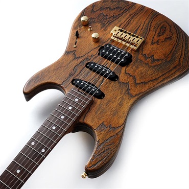 ESP Experimental Series SNAPPER-AS Driftwood Natural w/Black Filler 画像5