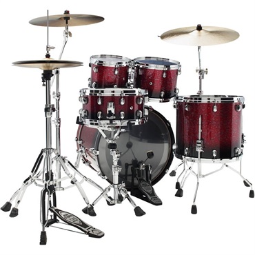 TAMA Starclassic Walnut/Birch 4pc Drum Kit - Molten Dark Raspberry Fade [WBS42S-MDR] 画像2