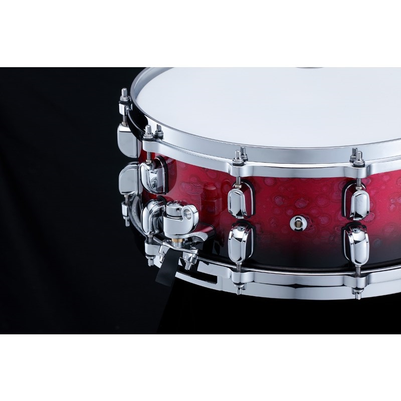 TAMA Starclassic Walnut/Birch Snare Drum 14×5.5 - Molten Dark Raspberry Fade [WBSS55-MDR] 画像2