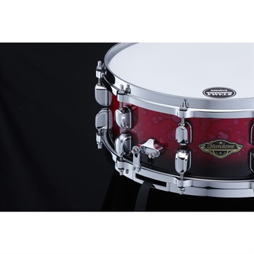 TAMA WBSS65-MDR [Starclassic Walnut/Birch Snare Drum 14''×6.5'' - Molten Dark Raspberry Fade] 画像4