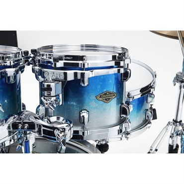 TAMA Starclassic Walnut/Birch 4pc Drum Kit - Molten Blue Ice Fade [WBS42S-MBI] 画像3