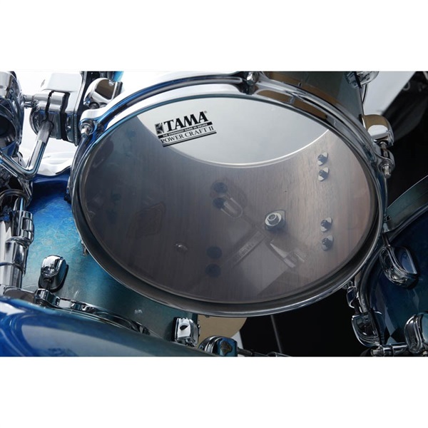 TAMA Starclassic Walnut/Birch 4pc Drum Kit - Molten Blue Ice Fade [WBS42S-MBI] 画像4