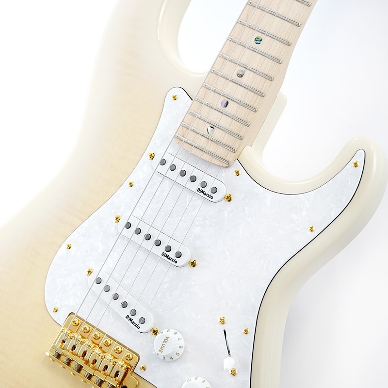 Fender リッチーコッツェン ストラト 白 金パーツ 【小キズ・金属部変色】 Fender Made in Japan Richie Kotzen Strat (See-through White