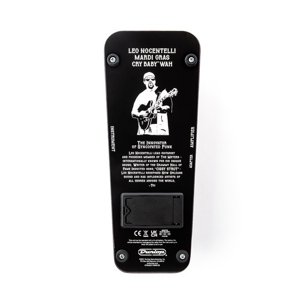 Dunlop (Jim Dunlop) 【9Vアダプタープレゼント！】LN95 LEO NOCENTELLI CRY BABY MARDI GRAS WAH 画像5