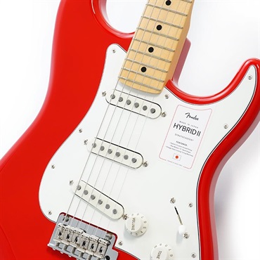 Fender Made in Japan Made in Japan Hybrid II Stratocaster (Modena Red/Maple) 画像3
