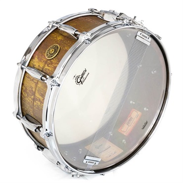GRETSCH Keith Carlock Signature Snare Drum - 2mm Antique Aged Brass 14×5.5 [GAS5514-KC] 画像1