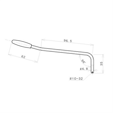 ALLPARTS Gotoh US 10-32 Tremolo Arm [BP-0017-010] 画像1
