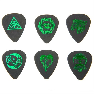 Dunlop (Jim Dunlop) ILDCT01 ILOVEDUST PICK TIN GREEN [ピック6枚入り] 画像1