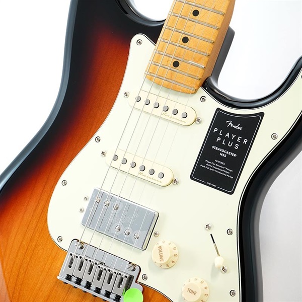 Fender MEX Player Plus Stratocaster HSS (3-Color Sunburst/Maple) 画像3