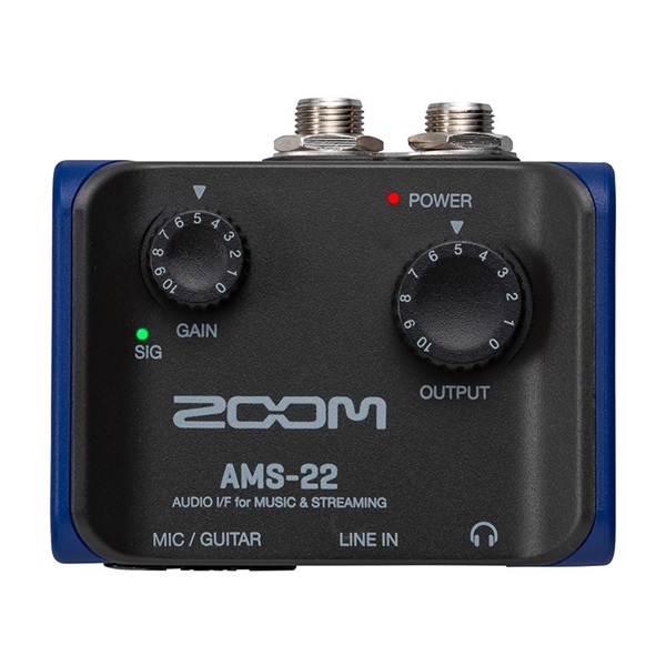 ZOOM AMS-22(AUDIO I/F for MUSIC & STREAMING) 画像1