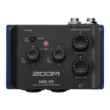 ZOOM AMS-24(AUDIO I/F for MUSIC & STREAMING) 画像1