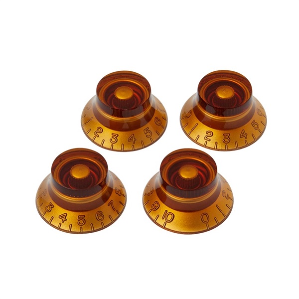 Gibson Top Hat Knobs 4 pack (Amber) [PRHK-030] 画像1