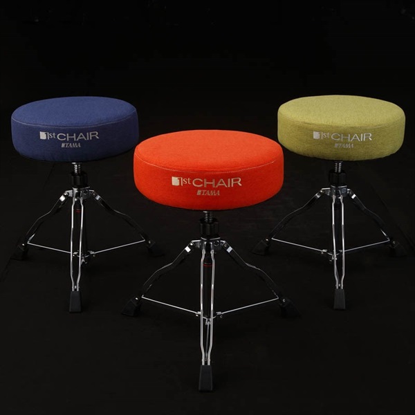 TAMA HT430ORF [1st Chair Round Rider Limited Color Fabric Top Seats - Orange] 画像5