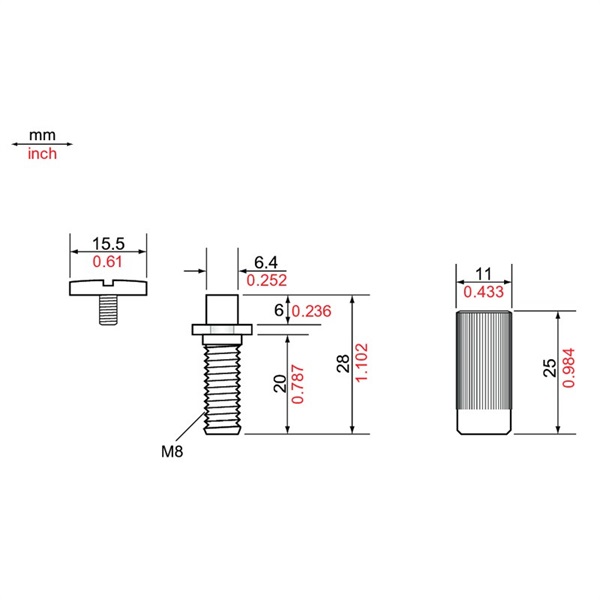 TonePros 【史上最大決算セール】 MSPRS-C TonePros Metric Locking Studs for PRS(R) (Chrome) 画像2