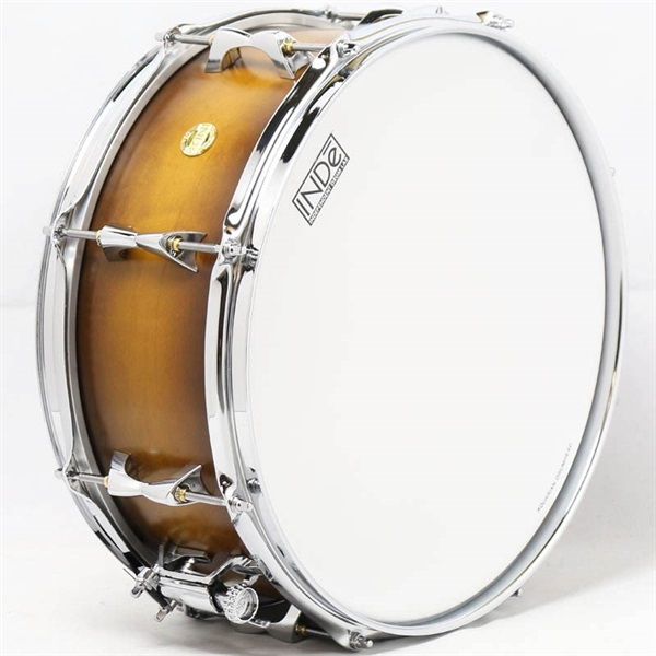 INDe Flex-Tuned Maple Snare Drum 14×5.75 - Golden Burst Premium Satin Lacquer 画像4