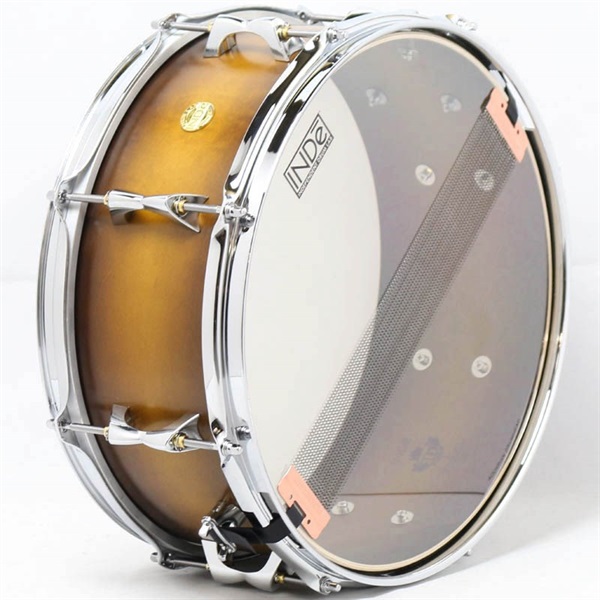 INDe Flex-Tuned Maple Snare Drum 14×5.75 - Golden Burst Premium Satin Lacquer 画像5