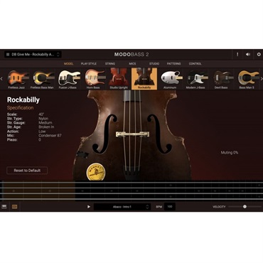 IK Multimedia 【アイケーマルチメディア Virtual Instruments Sale！】MODO BASS 2(代引不可)(オンライン納品) 画像4