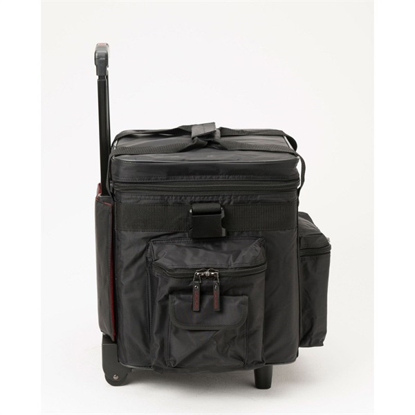 MAGMA 【GW激得セール】LP-BAG100 Trolley Black/Red　【レコード用キャリーバッグ】(マグマ) 画像1