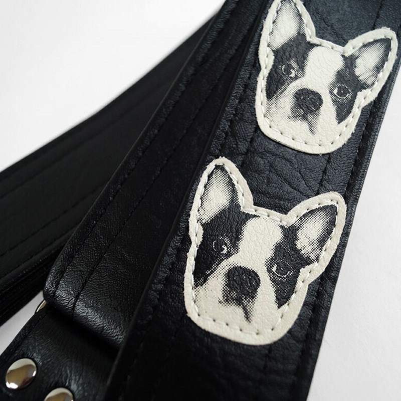Couch Guitar Strap ワン・ワン・ワン・クロ [Dog Guitar Strap
