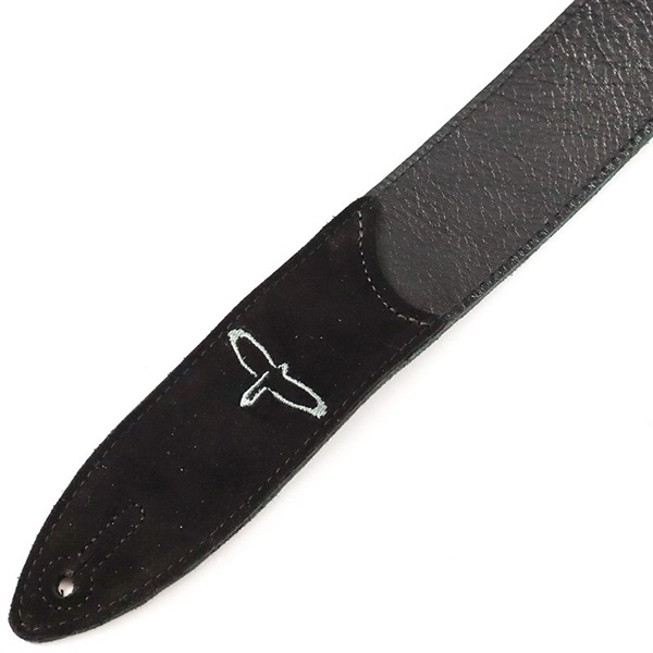 P.R.S. Premium Leather Strap Birds Embroidery (Black