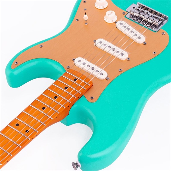 Squier by Fender 40th Anniversary Stratocaster Vintage Edition (Satin Sea Foam Green/Maple) 画像8