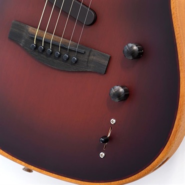 Fender Acoustics American Acoustasonic Telecaster All-Mahogany (Bourbon Burst) 画像4